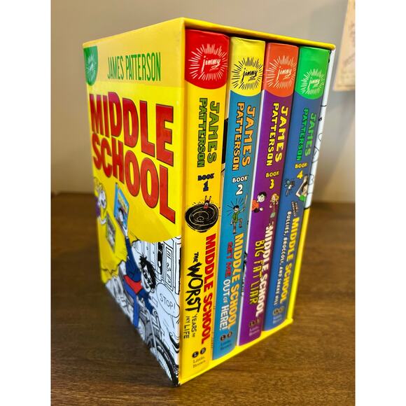 Middle School Books By James Patterson Like New Hardback - Picture 1 of 7